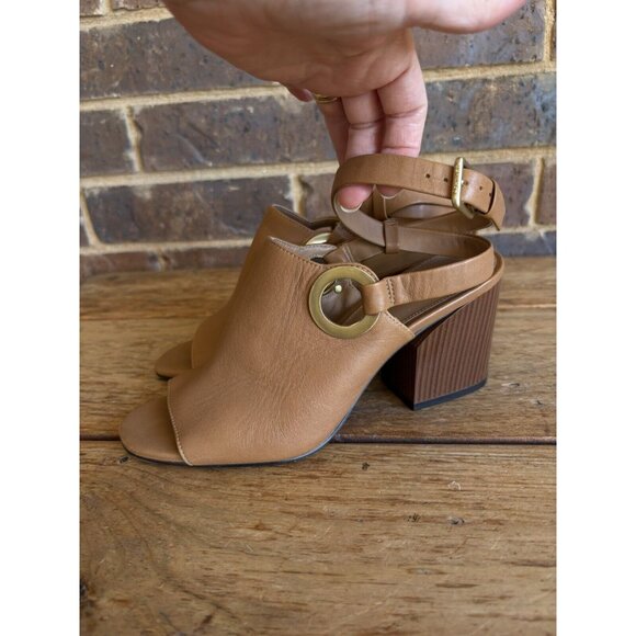 Calvin Klein Adria Tan Heeled Sandals Size 7 US - Picture 6 of 12